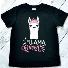 Llama Queen Tshirt TY5M0