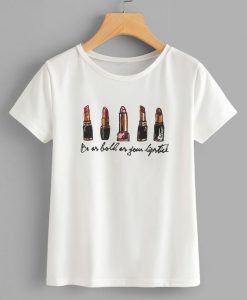 Bold Lipstick T Shirt SP14A0