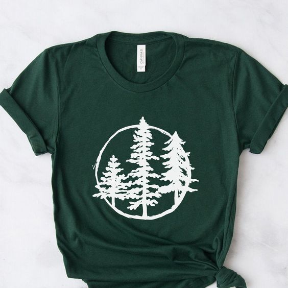 Evergreen Trees T Shirt SP14A0
