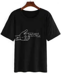 Finger Gun T-Shirt ND21A0