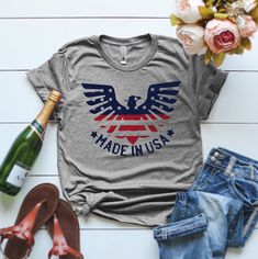 Made In Usa T shirt AF9A0