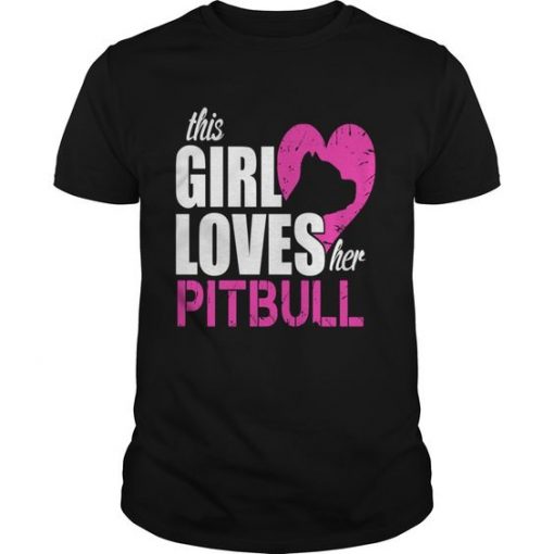 Pitbull Love Womens T Shirt AF9A0