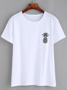 White Pineple T-Shirt ND21A0
