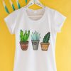 Dipinto a mano Cactus T Shirt AF2JN