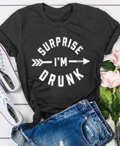 Surprise I'm Drunk Arrow T-Shirt TY10JN0