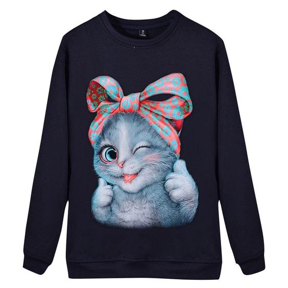 Funny Kitten Sweatshirt TK22JL0