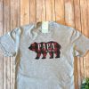 Plaid Papa Bear Shirt FD14JL0