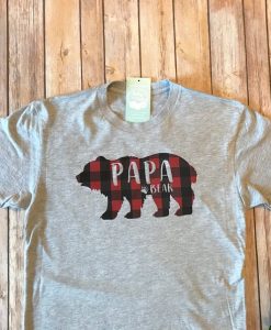 Plaid Papa Bear Shirt FD14JL0