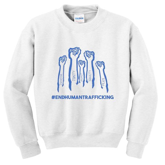 End Human Trafficking Sweatshirt AL19AG0
