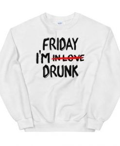 Friday I'm Drunk Sweatshirt AL19AG0