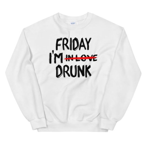 Friday I'm Drunk Sweatshirt AL19AG0