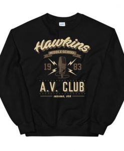 Hawkins Midle School Sweatshirt AL19AG0