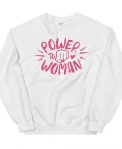 Power To Woman Sweatshirt AL19AG0