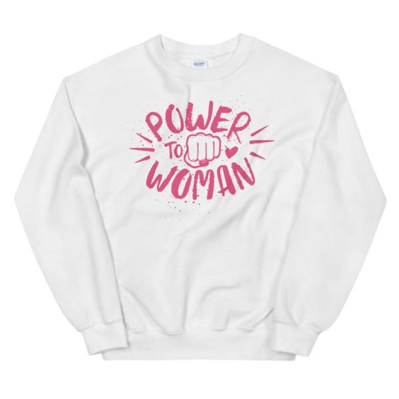 Power To Woman Sweatshirt AL19AG0