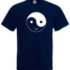 Yin and Yang Happy Face T-Shirt AL27AG0