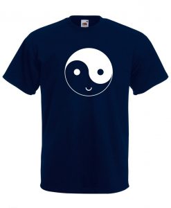 Yin and Yang Happy Face T-Shirt AL27AG0