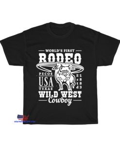 Rodeo bull with wild west lettering T-Shirt EL23D0