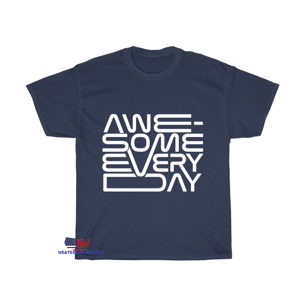 awesome typography T-Shirt EL4D0