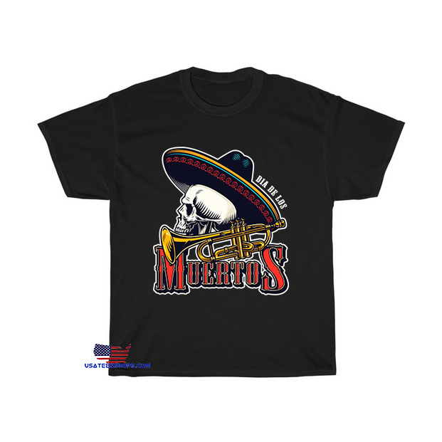 dia de los muertos vintage Illustration T-shirt