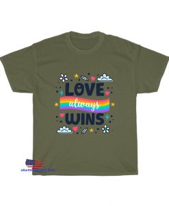 love always wins pride day T-Shirt EL11D0