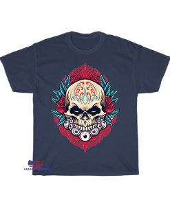 sugar skull muertos illustrations T-Shirt EL8D0