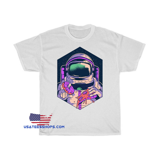 Astronaut Eating Donuts T-shirt SD29JN1