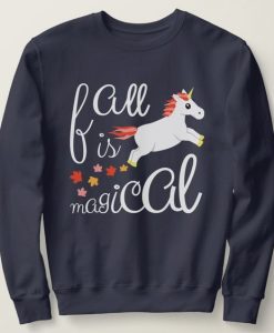 Fall Is Magical Unicorn Sweatshirt EL8F1