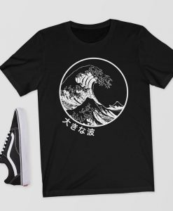 The Great Wave off Kanagawa Art T-Shirt AL27F1