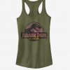 Universal Jurassic Park Safari Logo Girls Tanktop UL26F1