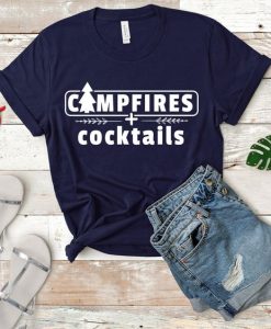 Campfire and Cocktails T-Shirt SR5MA1