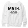 Math Sweatshirt DT4M1