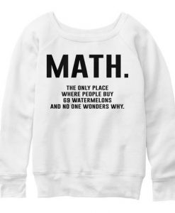 Math Sweatshirt DT4M1