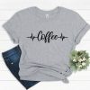 Coffee Heart Beats T-Shirt SR21A1