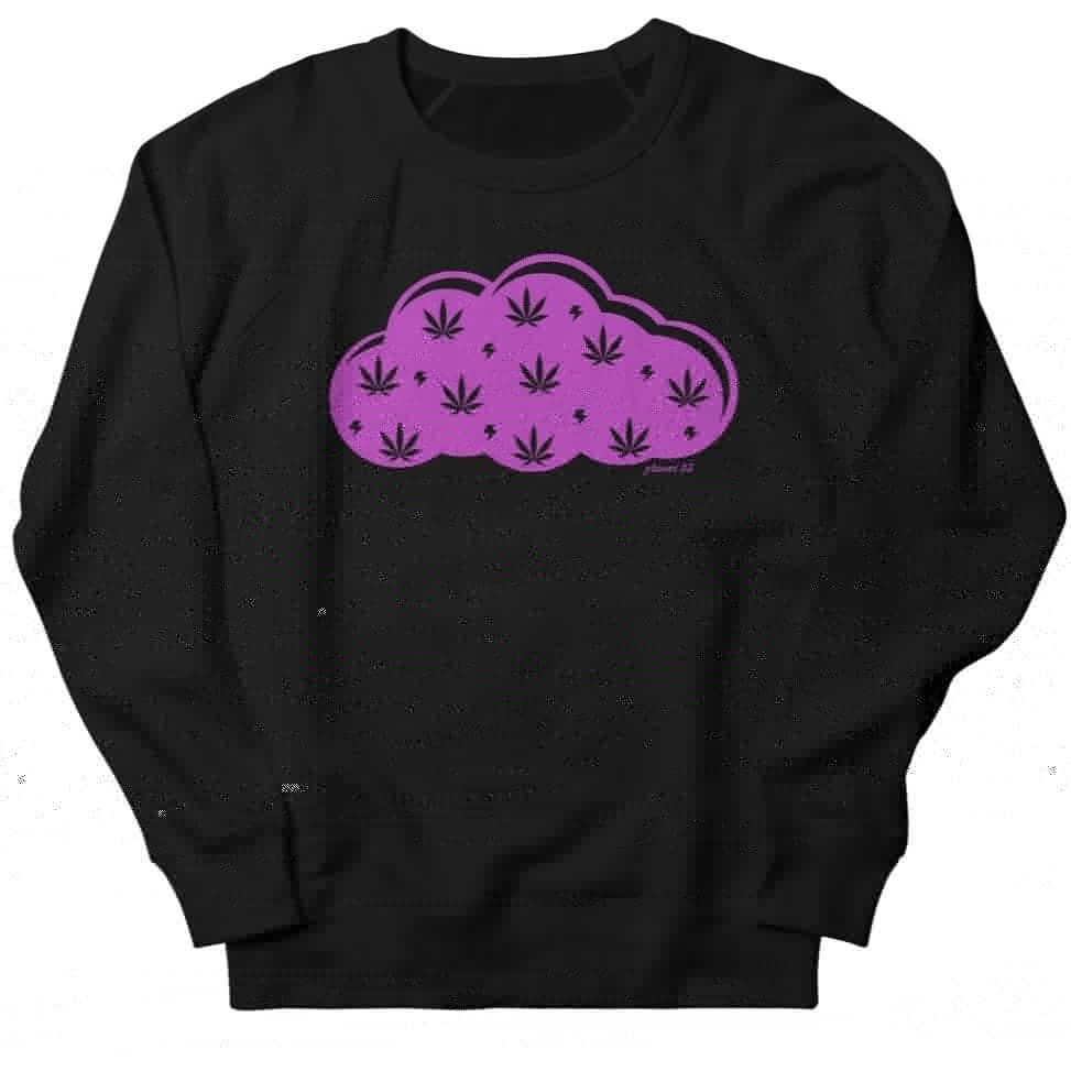 Purple Haze Cannabis Cloud Sweatshirt AL22A1