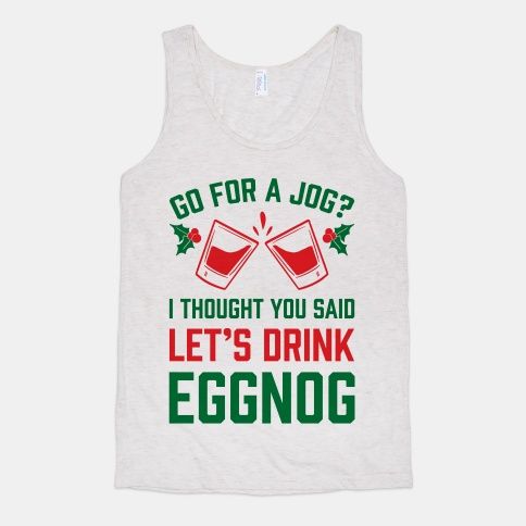 Let's Drink Eggnog Tanktop SD28A1