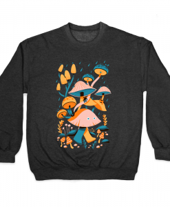 Mushroom Forest Spirits Sweatshirt AL17A1
