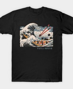 The Great Sushi Wave T-Shirt UL3A1