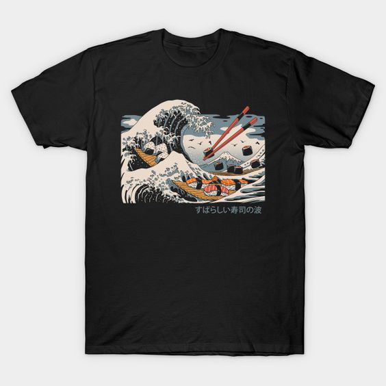 The Great Sushi Wave T-Shirt UL3A1