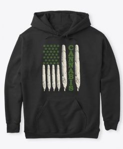 Usa Cannabis Flag Hoodie FA19A1