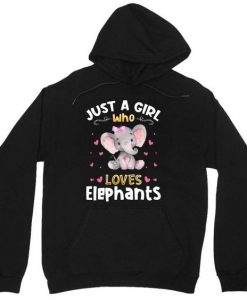 Who Loves Elephants Hoodie IM30A1