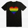 Pride Rainbow Heart T-Shirt AL17A1