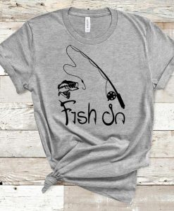 Fish On T-Shirt EL19M1