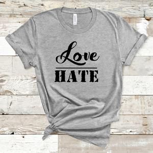 Love Hate T-Shirt EL19M1