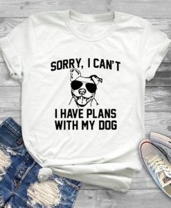 Plant With My Dog T-Shirt SR11M1
