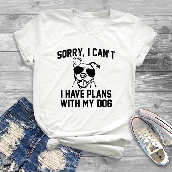 Plant With My Dog T-Shirt SR11M1