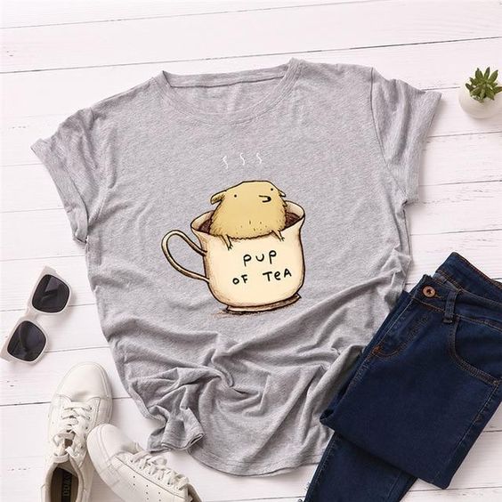 Pup of Tea T-Shirt EL19M1