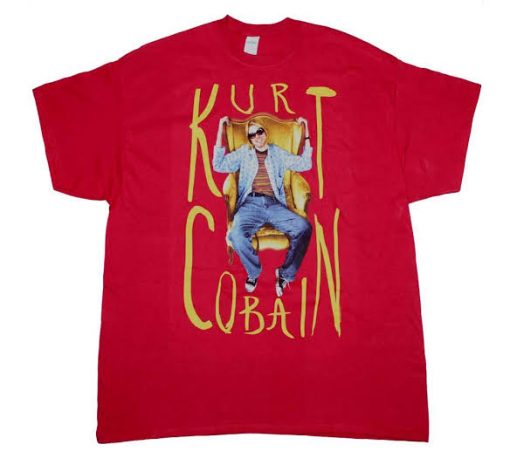 Kurt Cobain Sitting Chair T-shirt