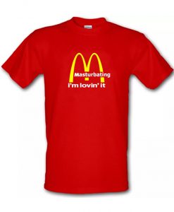 Masturbating I'm Lovin' It T-Shirt