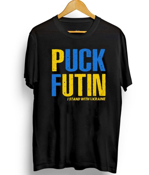 F Putin I Stand With Ukraine T-shirt