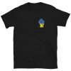 I Stand With Ukraine Pocket Print T-shirt